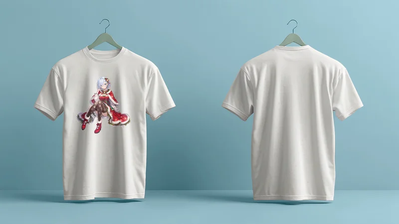 сублимационные футолки: christmas anime